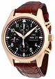 Mens IWC Classic Pilot IW371713 18k Rose Gold Watch