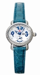 Michele MWW03F000025 White Mother-of-Pearl Blue Arabic Numerals Watch