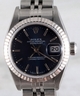 Rolex Datejust Ladies 69000 White Gold Fluted  Case Swiss Watch