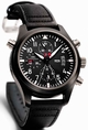 Mens IWC Pilots Double Chrono IW379901 Zirconium Oxide Watch