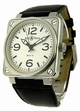 Automatic Bell Ross BR-01-92-WHT-LS Mens Watches