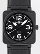 Mens Bell Ross BR01 BR01-92 CARBON Stainless Steel Watch