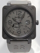 Mens Bell Ross BR01 BR01-97 COMMAND PVD Stainless Steel Material Processing Watch