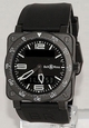 Bell Ross BR03 BR03 Aviation Carbon Finish Stainless Steel Case Case Swiss Watch