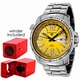 Swiss Legend 10013A-77-W Yellow Watch