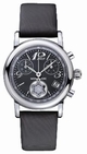 Montblanc Star Steel 102355 Black Quarter Arabic Dial Watch