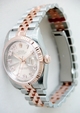 Mens Rolex Watch Rose Gold Steel