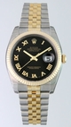 Mens Rolex Oyster Perpetual Day-date Diamond Band