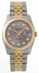 Rolex Datejust Mens 116233GYDJ Grey Dial Watch