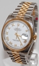 Ivory Rolex 116233IPRJ Mens Stainless Steel Watch