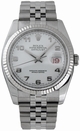 Rolex Mens 18k White Gold Watch 116234WAJ