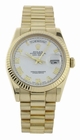 White Rolex 118238MRP Mens White Gold Watch