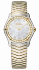 Ebel Classic Wave 1215271 Stainless Steel Case Swiss Watch