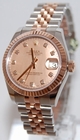 Rolex Lady Date Just Gold And Steel