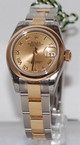 Automatic Rolex 179163CRO Womens Gold Watches