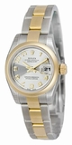 Rolex Lady Datejust 179163SAO Silver Dial Watch