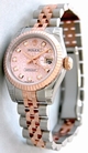 Rolex Lady Datejust 179171RJDJ Rose Dial Watch