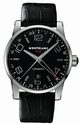 Black Arabic Montblanc 36065 Mens Steel Watch