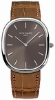 Grey Patek Philippe 3738-100G Mens White Gold Watch