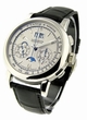 Silver A Lange Sohne 410.025 Mens White Gold Watch