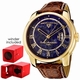 Yellow Swiss Legend 50029-YG-03L-ABR51C/W Mens Yellow Gold Watch